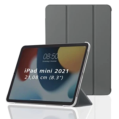 Afbeelding van Hama Tablet Case Fold Clear Voor Apple Ipad Mini 8,3 (6E Gen./2021) Grijs