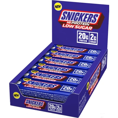 Afbeelding van Snickers Low Sugar High Protein Bar 12 repen Milk Chocolate