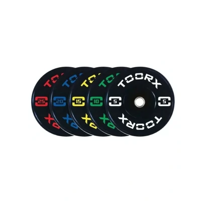 Afbeelding van Halterschijf 50 mm Bumper Plate Olympische Gewicht Schijf Toorx Professional 25 kg