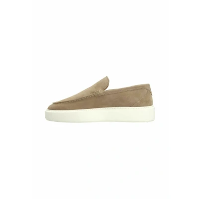 Afbeelding van Manfield Loafer Instappers, Heren, Maat: 46, Beige Schoenen