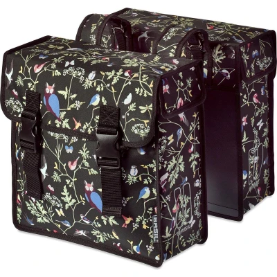 Afbeelding van Dubbele fietstas Basil Wanderlust 35 liter 36 x 14 41 cm charcoal