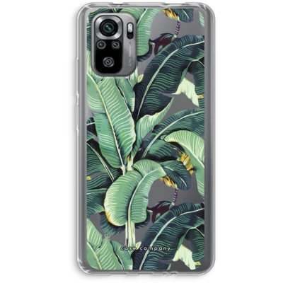 Afbeelding van Case Company® hoesje geschikt voor Xiaomi Redmi Note 10S Bananenbladeren Soft Cover Telefoonhoesje Bescherming aan alle Kanten en Schermrand