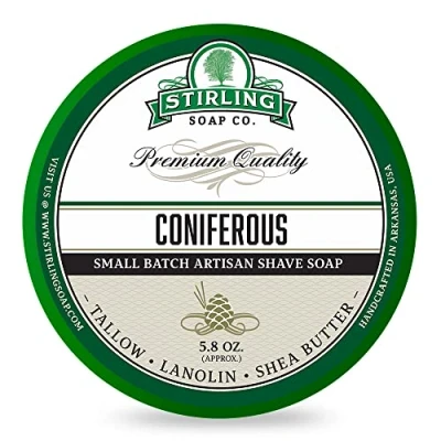 Afbeelding van Stirling Soap Co. scheercrème Coniferous 165ml