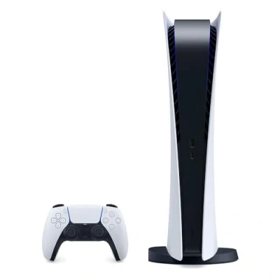 Afbeelding van Sony PlayStation 5 Digital Edition PS5 met 1 DualSense draadloze controller, kleur: wit