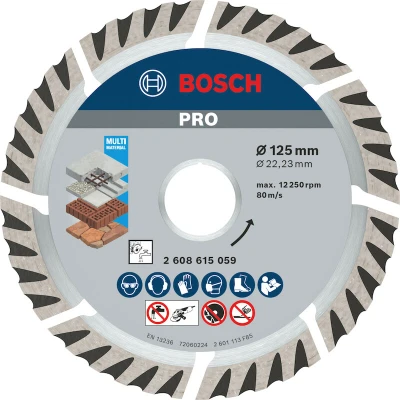Image de BOSCH 2608615060 Disque de coupe diamanté Standard Pour Universel 125x22,23x2x10mm (10 pcs)
