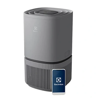 Afbeelding van Electrolux Pure 500, luchtreiniger, wifi, schone lucht met 4 traps HEPA filtratie, snel en stil, nachtmodus 20 dB (A), EPO50371UG, grijs