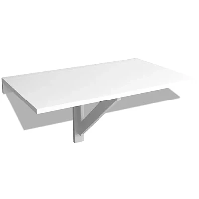 Image de vidaXL Table murale rabattable Blanc 100x60 cm