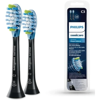 Afbeelding van Philips HX9042/33 opzet borstel 2 stuk(s) Zwart