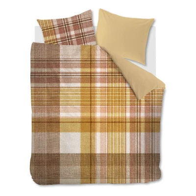 Afbeelding van Beddinghouse Abbey Dekbedovertrek Lits jumeaux 240x200/220 cm Geel