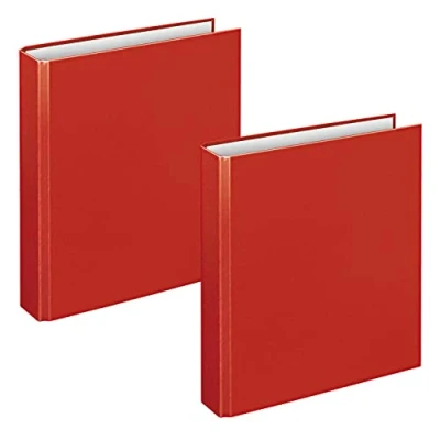 Afbeelding van VELOFLEX A115102 basic map, DIN A5, 2 stuks, rood, vulhoogte 25 mm, ringband
