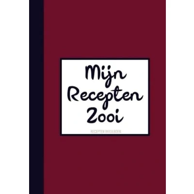 Afbeelding van Grappig Cadeau voor Mannen, Vriend, Vrouwen, Vriendin Recepten Invulboek / Receptenboek &quot;Mijn Zooi&quot;
