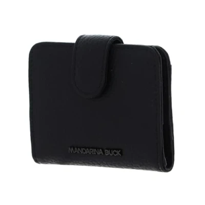 Afbeelding van Mandarina Duck Mellow Leather Wallet, Accessoires de voyage pour femme, taille unique, Noir, Taglia Unica