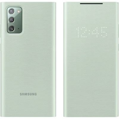 Afbeelding van Galaxy Note 20 Led View Cover EF NN980 Groen Samsung Smartphone Hoesjes Geen Verzendkosten &amp; Morgen In Huis