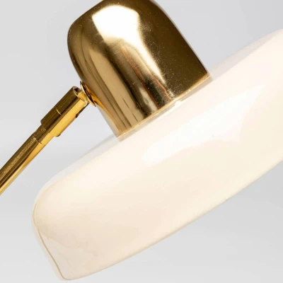 Afbeelding van KARE Demi tafellamp, beige, geëmailleerd staal, hoogte 56 cm