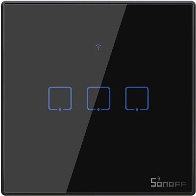 Afbeelding van Smart Switch WiFi + RF 433 Sonoff T3 EU TX (3 kanalen)