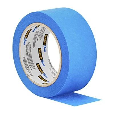 Afbeelding van ScotchBlue Afplakband voor meerdere oppervlakken, 48 mm x 41 m, 4 rollen Scotch multifunctionele tape schilderwerk en decoratie, binnen buiten, 70% PEFC