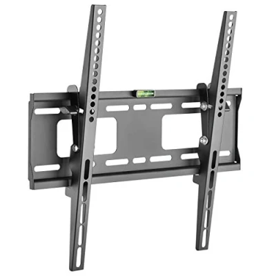 Afbeelding van RICOO N2344 tv muurbeugel plat kantelbaar universele bevestiging 32 55 inch (81 140 cm) OLED LCD LED gebogen display VESA 400 x zwart