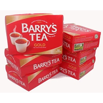 Afbeelding van Barry&#039;s Tea theezakjes in Ierland, 6 verpakkingen van 80 stuks