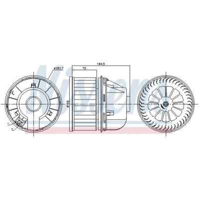 Afbeelding van Interieurventilatie NISSENS 87817