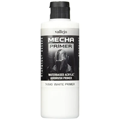 Afbeelding van Vallejo 200 ml &quot;AV Mechanismen. Kleur&quot; van acryl voor airbrush, gecoat, wit