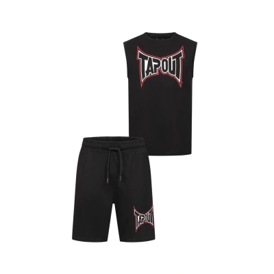 Afbeelding van Tapout Heren mouwloos T shirt &amp; korte broek regular fit DORRISA
