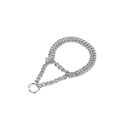 Afbeelding van DOG Copenhagen Nobby halsband, twee rijen, verchroomd