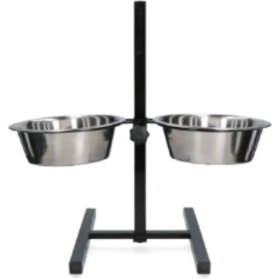 Afbeelding van Excellent Voer en Drinkbak RVS T Standaard 1,75L