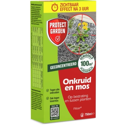 Afbeelding van Onkruidverdelger en mos verwijderaar Flitser Protect Garden 100 m² (Concentraat, 750 ml)