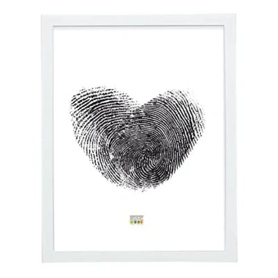 Afbeelding van Deknudt Frames Fotolijst Wit met zilverbies S41VK1 20x60 cm