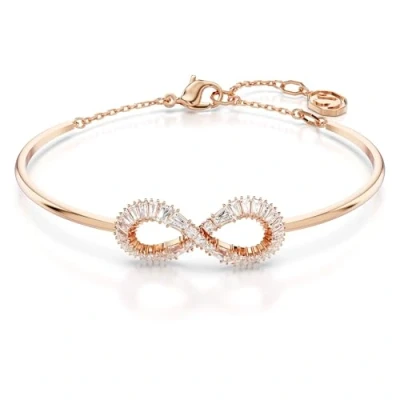 Afbeelding van Swarovski Infinity Armband, Dames, Maat: Medium, White
