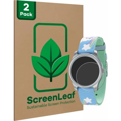 Afbeelding van ScreenLeaf Screenprotector voor Twistiti Kids Smartwatch Duurzame schermbescherming Folie Beschermfolie transparant (2 Stuks)