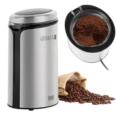 Afbeelding van Teesa TSA4005 Elektrische koffiemolen AROMA G50, 150 Watt, wit