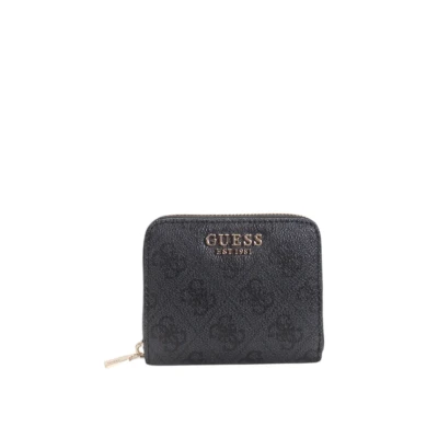 Afbeelding van Guess Laurel 4GLOGO Portemonnee, Dames, Maat: One Size, Mehrfarbig schwarz