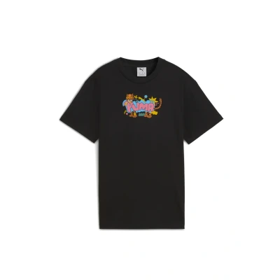 Afbeelding van Puma Graphic Leopard TEE Tshirt print voor kinderen, Maat: 176, Black