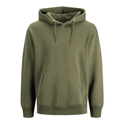 Afbeelding van Jack &amp; Jones Jjesoft Noos Sweatshirt met capuchon voor heren, Olijfgroen