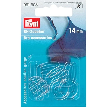 Afbeelding van BH Accessoires Assorti Transparant 10 Stuks 14mm
