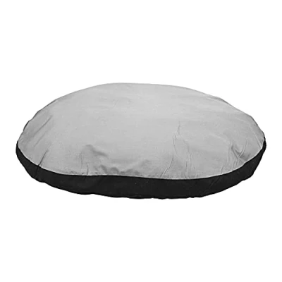 Afbeelding van Doc Bed Ovaal Hondenkussen Grijs &amp; Zwart 100 x 75 12 cm