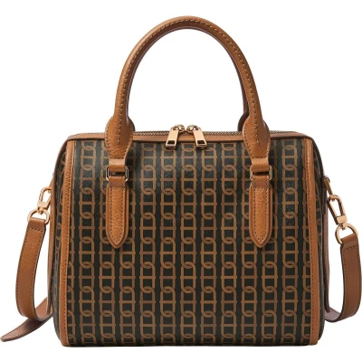 Afbeelding van Fossil Williamson Handtas, Dames, Maat: One Size, Brown multi