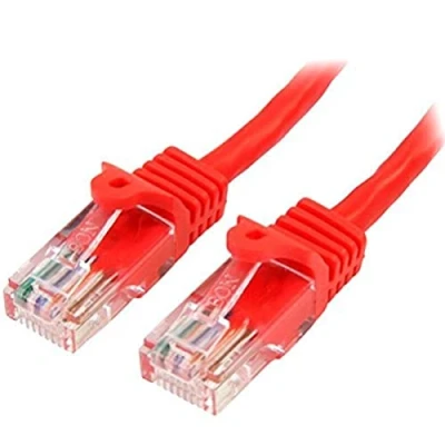 Afbeelding van Stevige UTP netwerkkabel categorie 6 Startech 45PAT10MRD 10 m Rood
