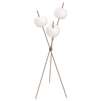 Afbeelding van Kundalini Kushi moderne LED vloerlamp, koper