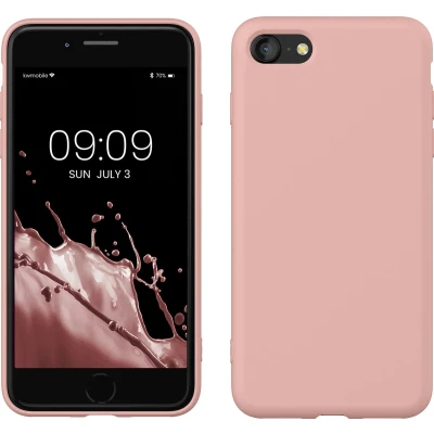 Afbeelding van kwmobile telefoonhoesje geschikt voor Apple iPhone SE (2022) / (2020) 8 7 Hoesje smartphone Back cover in terracotta