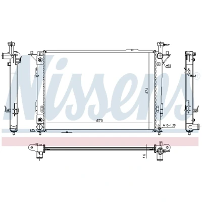 Afbeelding van Nissens Radiateur 67521