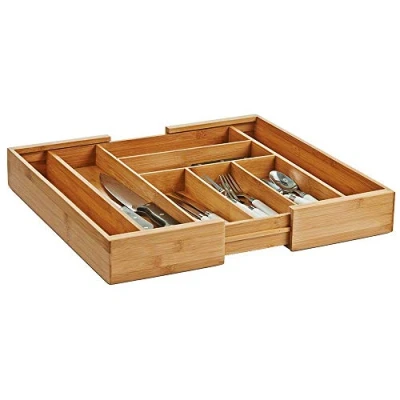 Image de Madesmart 29105 range tiroir à 5 compartiments plastique blanc 33 x 29 4,5 cm
