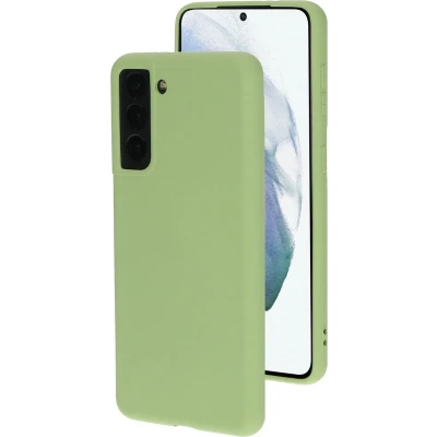 Afbeelding van Mobiparts Silicone Cover Samsung Galaxy S21 Pistache Green