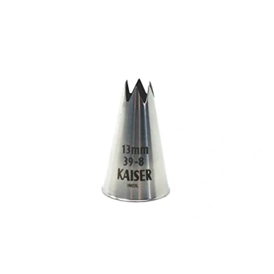 Afbeelding van Original Kaiser Sterhouder 13 mm van roestvrij staal, kreukvrij, randloos, zilverkleurig