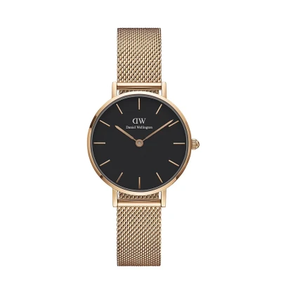Afbeelding van Daniel Wellington Petite Melrose 28M Horloge, Dames, Maat: 36, Black