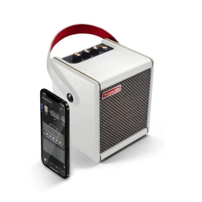 Afbeelding van Positive Grid Spark Mini gitaarversterker, elektrische gitaar, basgitaar en akoestische gitaar 10W draagbare versterker (Pearl)
