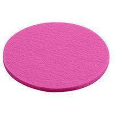 Afbeelding van Onderzetter van vilt, rond, 10 cm, roze.