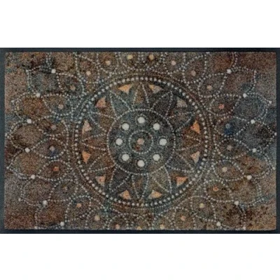 Afbeelding van wash+dry Madhana Deurmat, 40 x 60 cm, voor binnen en buiten, wasbaar, meerkleurig