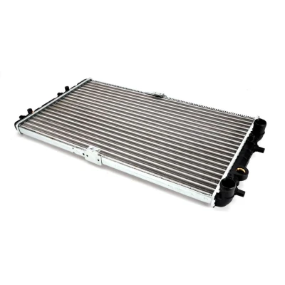 Afbeelding van THERMOTEC D7W006TT Radiateur Aluminium, Kunststof voor voertuigen met/zonder airco 378 650 23 Handgeschakeld Koelribben mechanisch gelast